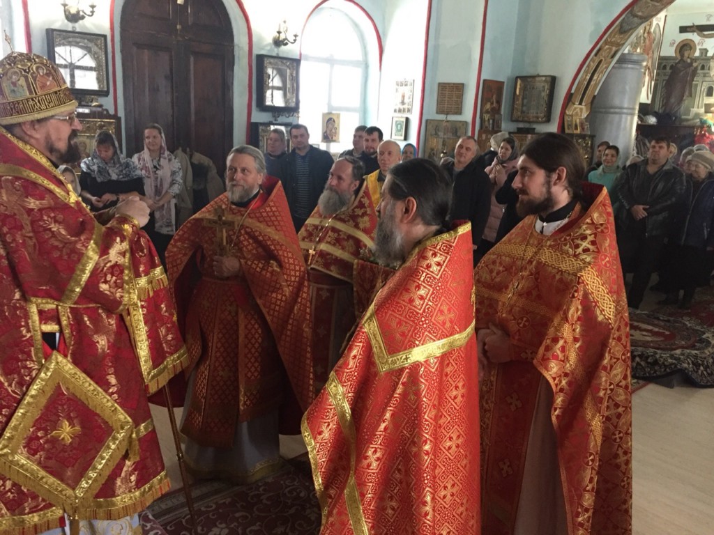 Престольный праздник в храме великомученика Димитрия Солунского в селе Введенское