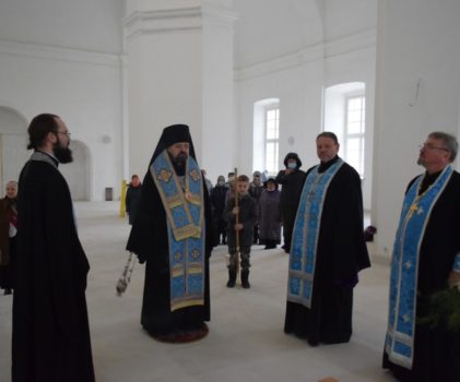 Молебеное пение в Троцком кафедральном соборе г.Галича