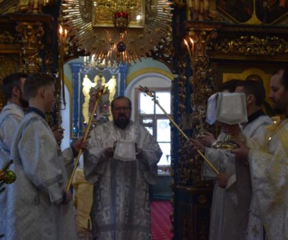 В праздник Богоявления Господня епископ Галичский и Макарьевский Алексий возглавил праздничное богослужение в Успенском соборе г.Чухлома