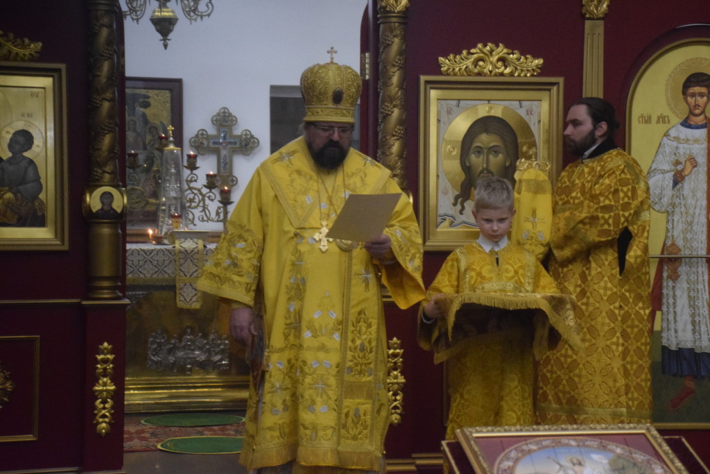 Всенощное бдение в канун Недели 27-ой в храме цесаревича Алексия города Шарья