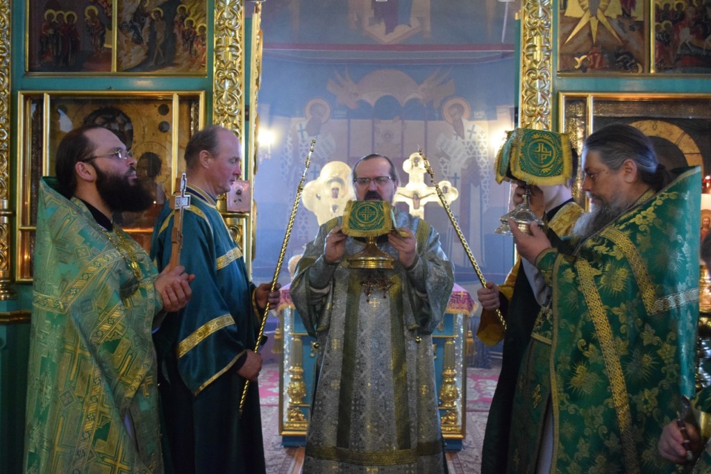 Вход Господень во Иерусалим. Божественная литургия в Введенском соборе г.Галича