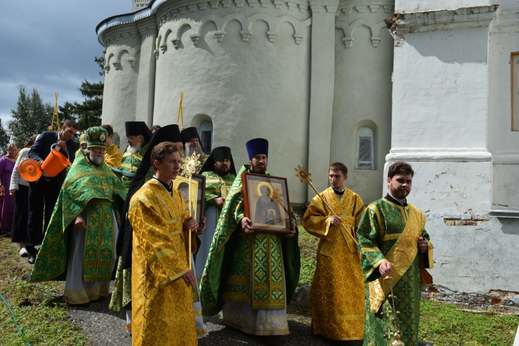 Праздник преподобного Авраамия Городецкого в Покровском Авраамиево-Городецком мужском монастыре села Ножкино