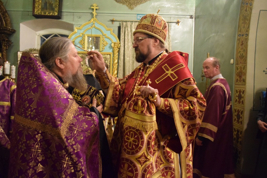 Всенощное бдение в Введенском соборе г.Галича