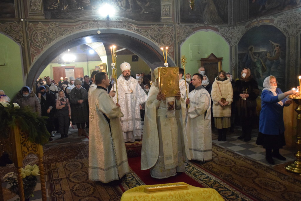 Рождество Христово в Христорождественском соборе города Макарьева