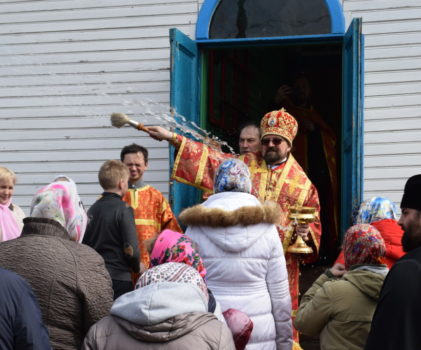 Светлый четверг. Престольный праздника храма Великомученика Георгия села Георгий Чухломского района