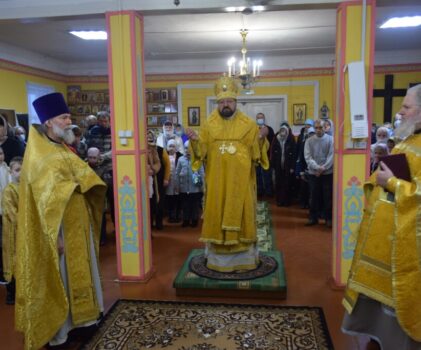 Архиерейский визит в храм свт.Николая села Пыщуг