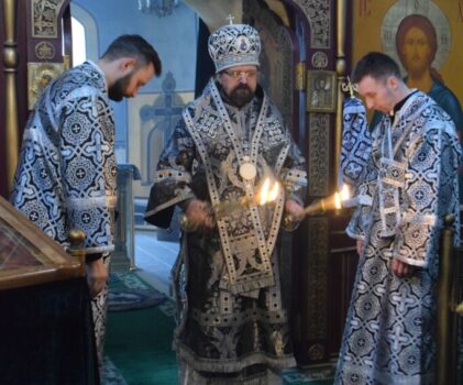 Литургия Преждеосвященных Даров в Успенском Паисиево-Галичском женском монастыре