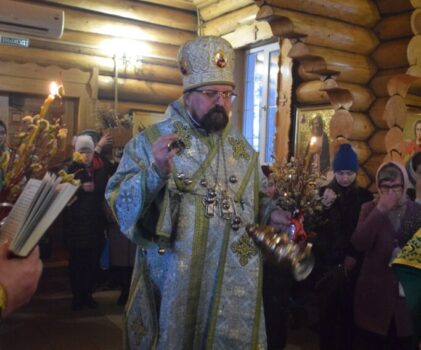 Канун праздника Входа Господня во Иерусалим