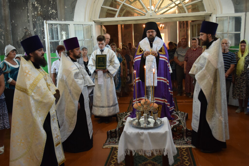 Канун праздника Преображения Господня. Всенощное бдение в храме Преображения Господня с.Шартаново