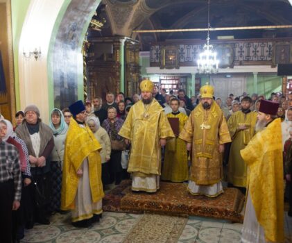 Соборное архиерейское богослужение в храме свт.Иоанна Златоустого г.Кострома