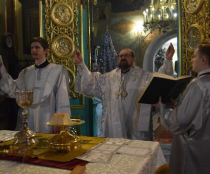 Праздник Обрезания Господня и свт.Василия Великого в Введенском соборе г.Галича