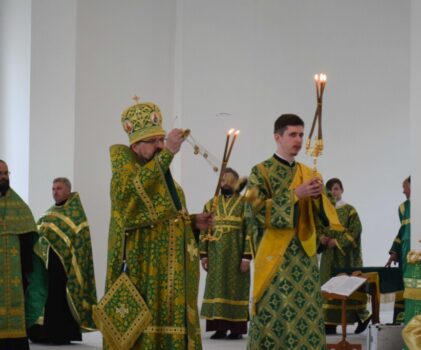 Великая вечерня в Троицком кафедральном соборе г.Галича