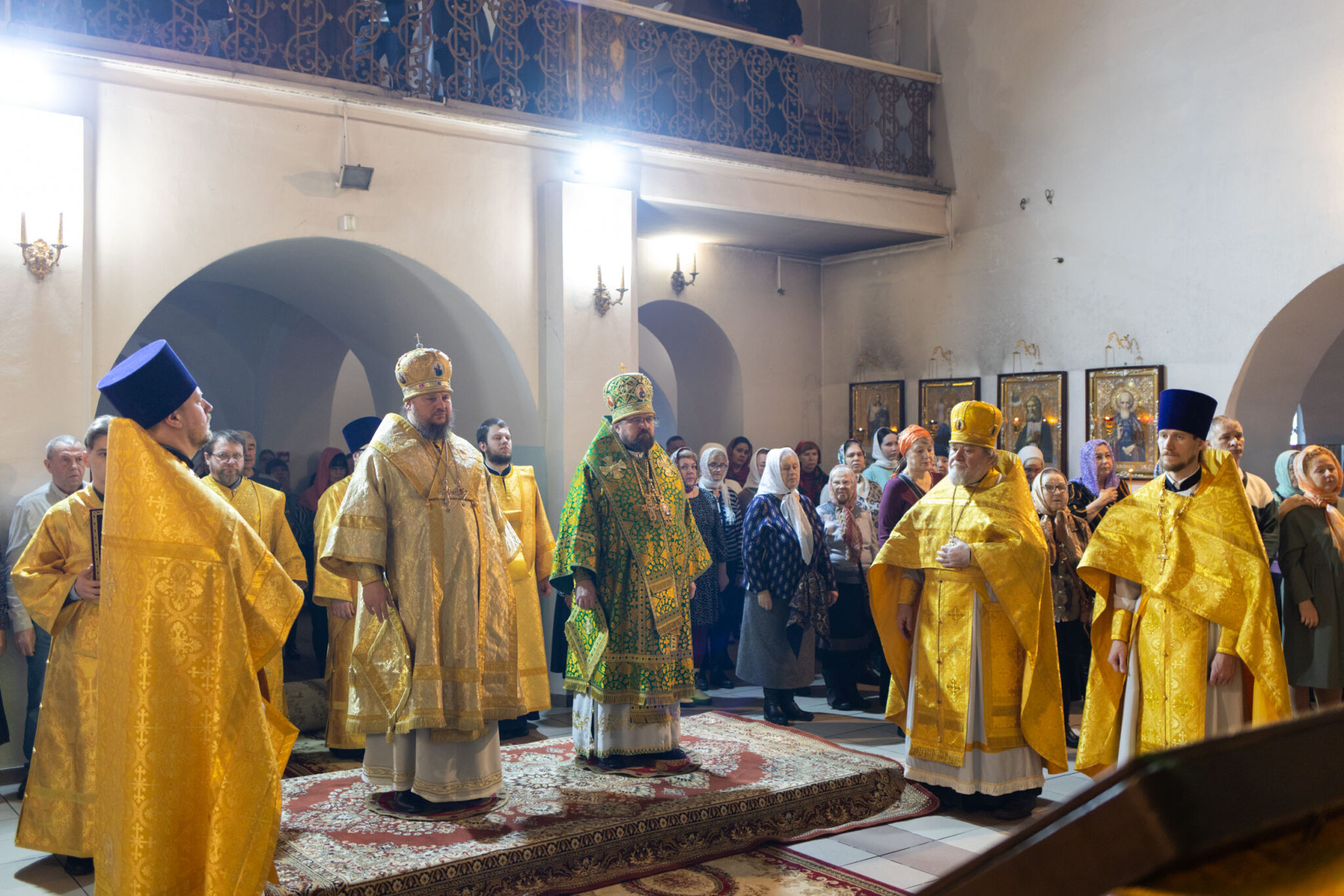 Соборное архиерейское богослужение в храме свт.Тихона патриарха Всероссийского г.Кострома