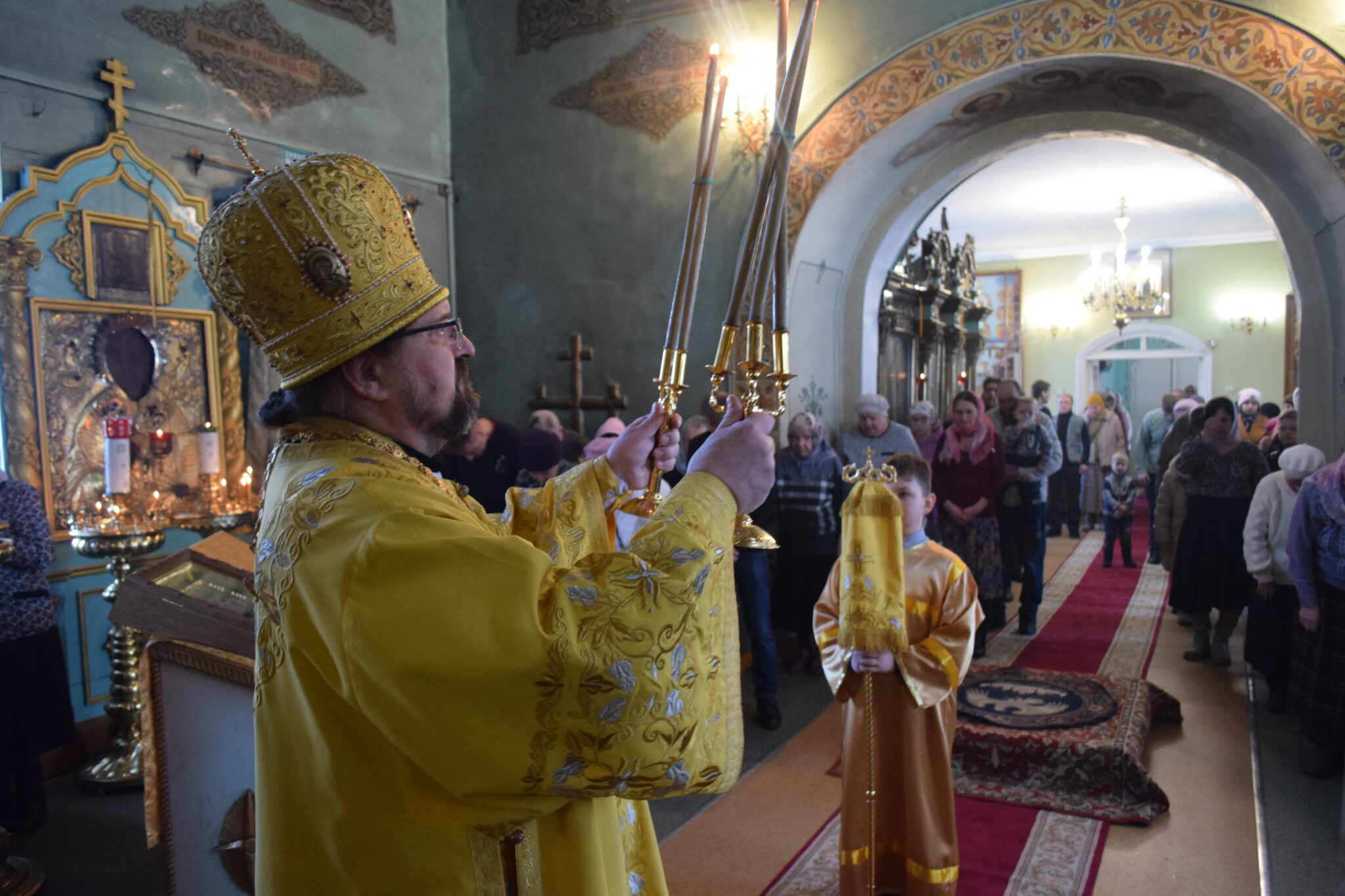 Воспоминание Адамова изгнания. Воскресная Божественная литургия в Введенском соборе г.Галича