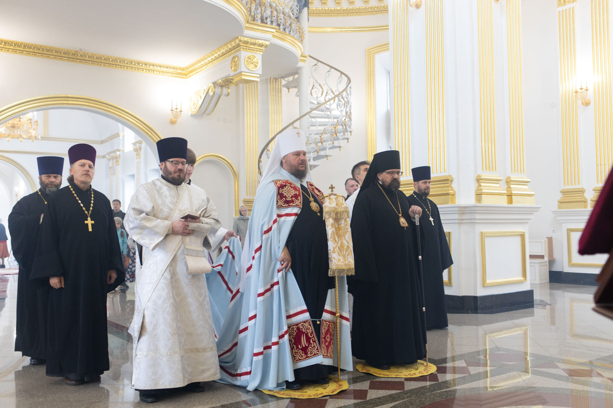 Память вмч.Феодора Стратилата в Богоявленском кафедральном соборе Костромского Кремля