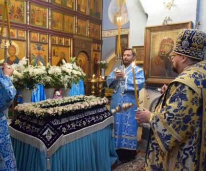 Канун праздника Успения Божией Матери