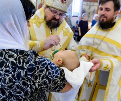 Епископ Галичский и Макарьевский Алексий совершил крещальную Божественную литургию в храме архистратига Божия Михаила станицы Советской Пятигорской епархии.