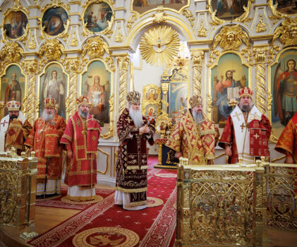 Епископ Галичский и Макарьевский Алексий поздравил с днем ангела митрополита Симбирского и Новоспасского Лонгина