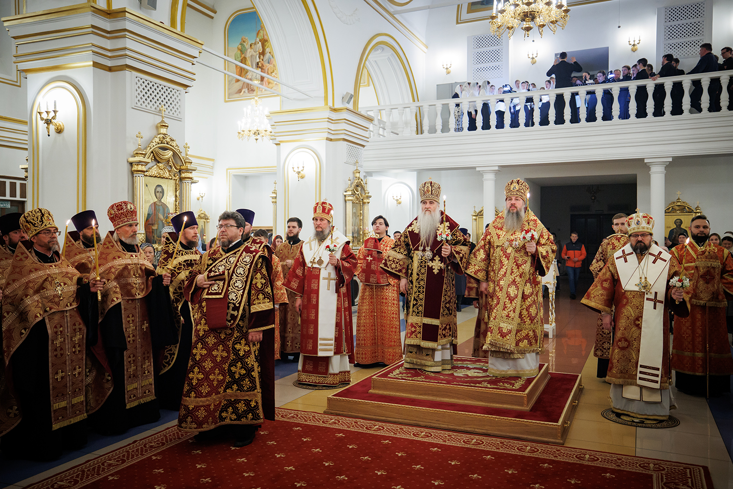 Всенощное бдение в кафедральном соборе Симбирской митрополии