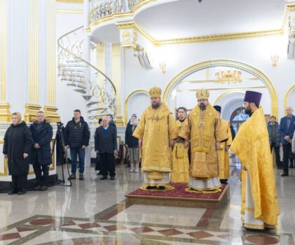 Епископ Галичский и Макарьевский Алексий принял участие в освящении новой сени для Чудотворного образа Божией Матери «Феодоровская»