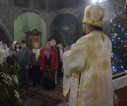 ПРАЗДНИК РОЖДЕСТВА ХРИСТОВА. Праздничное ночное богослужение в соборе Рождества Христова г.Макарьев