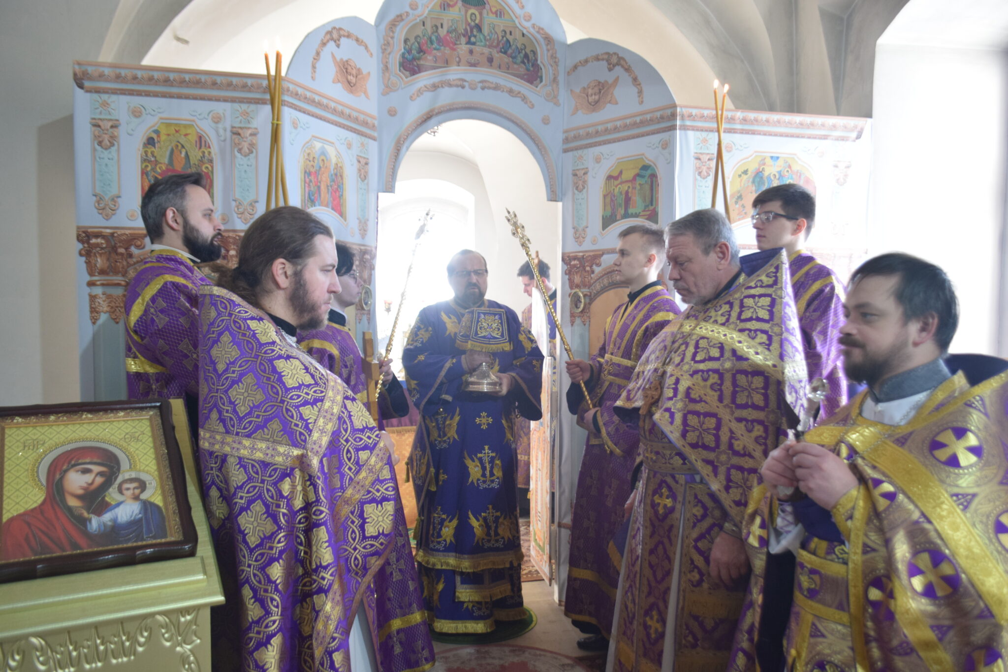 Божественная литургия в храме архистратига Михаила с.Михайловское