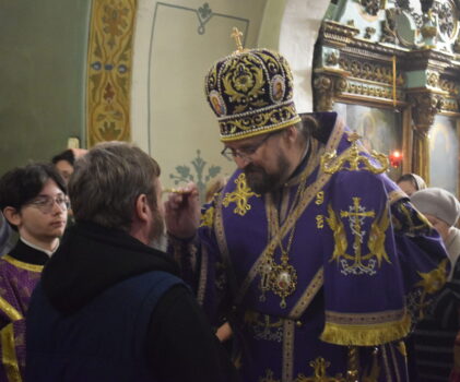 Архипастырь совершил всенощное бдение в канун второй Недели Великого поста