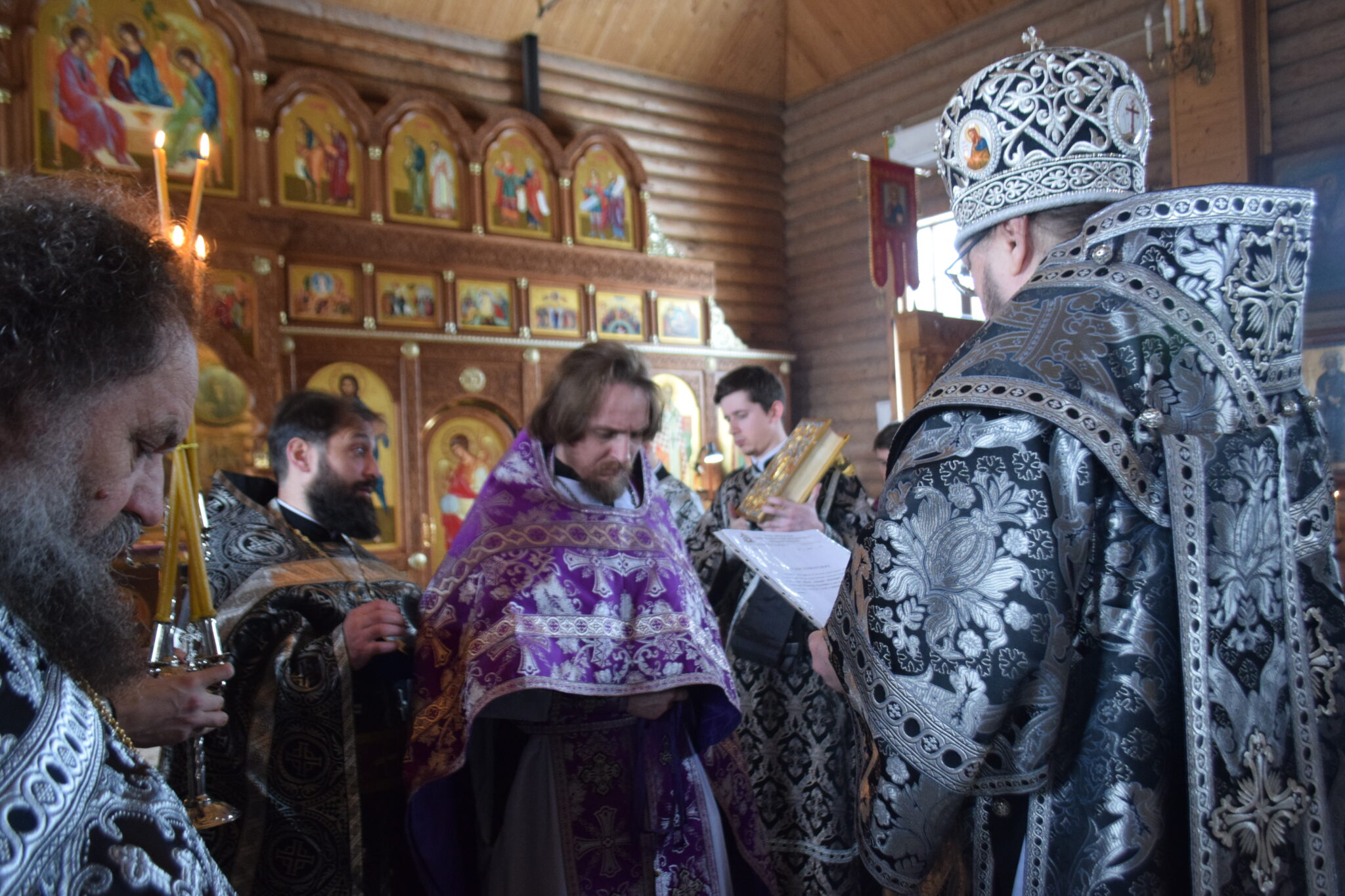 Литургия Преждеосвященных Даров в храме иконы Божией Матери «Всецарица» г.Мантурово