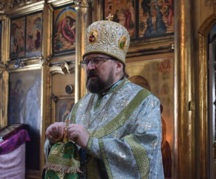 Лазарева суббота. Архипастырское посещение собора Рождества Христова г.Макарьев