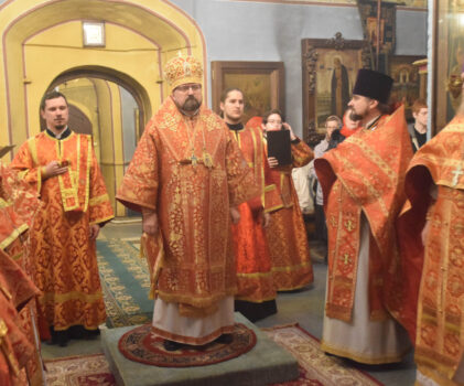 Светлый Вторник. Соборное Пасхальное богослужение в Успенском Паисиево-Галичском женском монастыре г.Галича