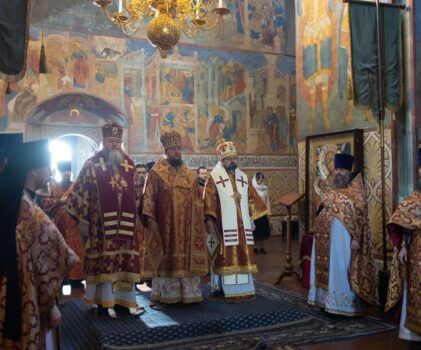 Епископ Галичский и Макарьевский Алексий поздравил митрополита Костромского и Нерехтского с праздником Святой Пасхи и с днем рождения