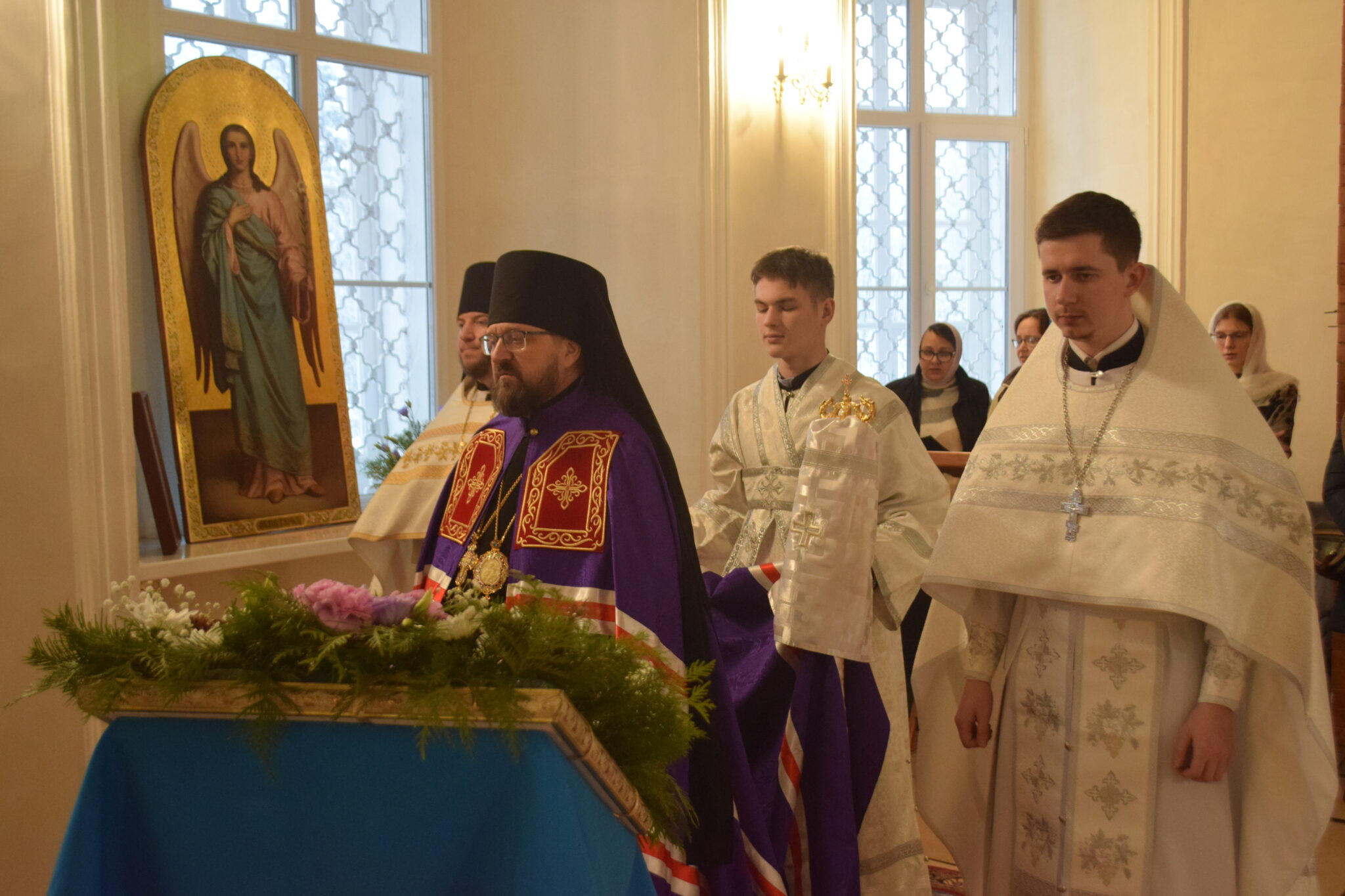 Епископ Алексий совершил богослужение на архиерейском подворье села Покров-Пема